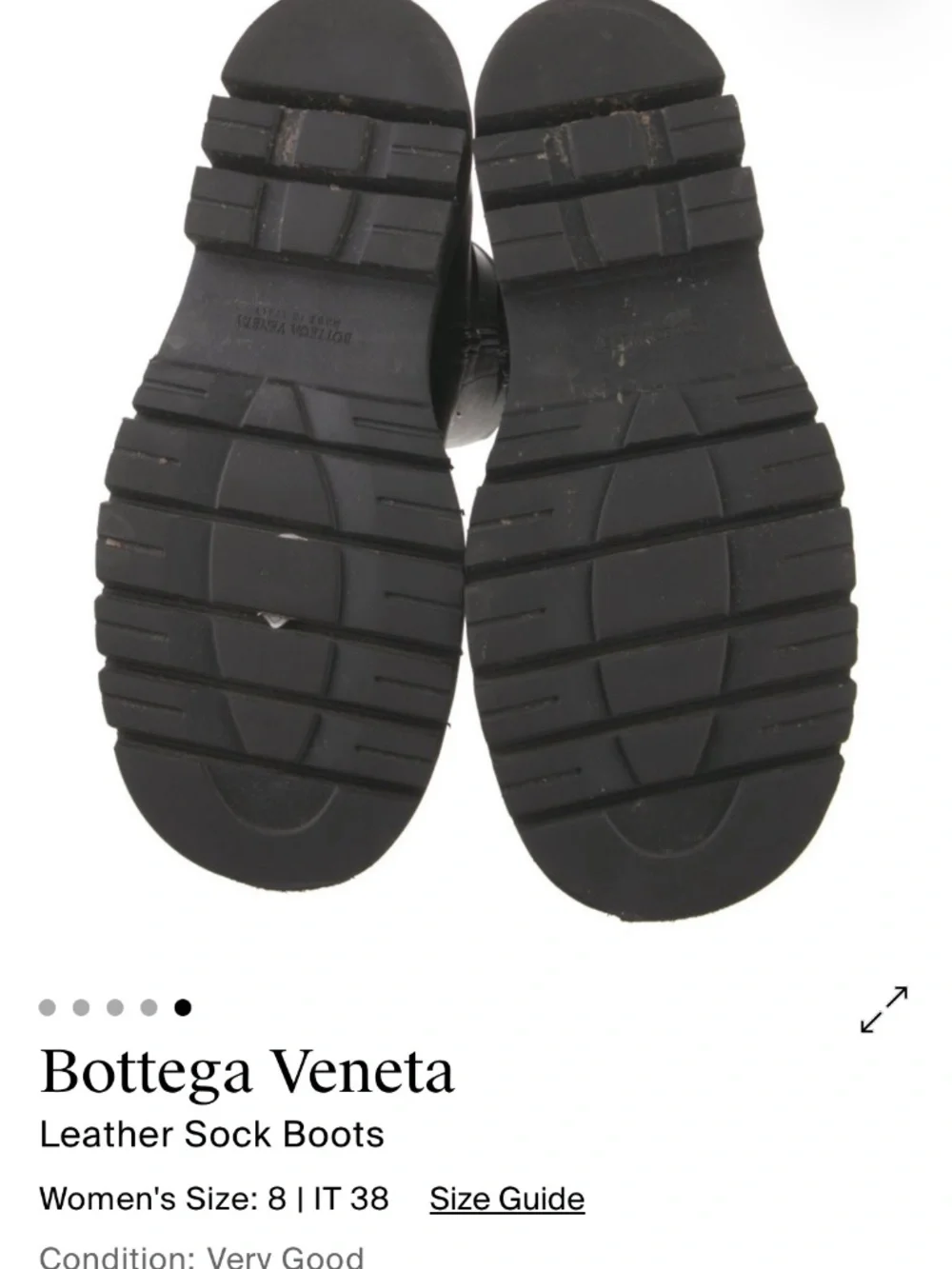Bottega Veneta Leather sock boots